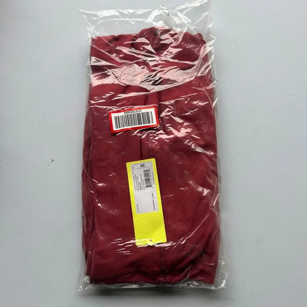 All in Motion Women's Plus Size Simplicity Mid-Rise Capri Leggings 20" Red 3X - Picture 3 of 4